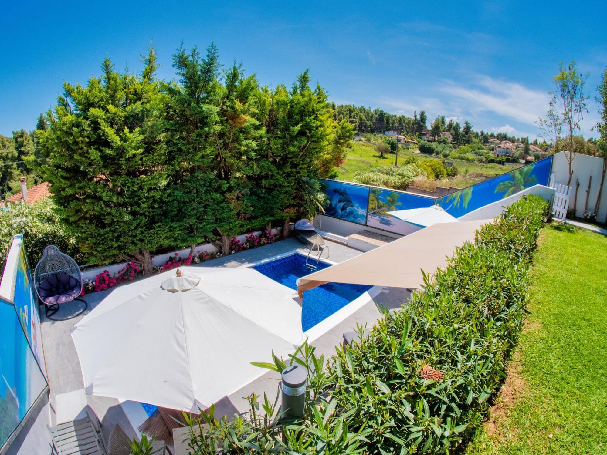 Deluxe Sani Relax Villa Exterior foto
